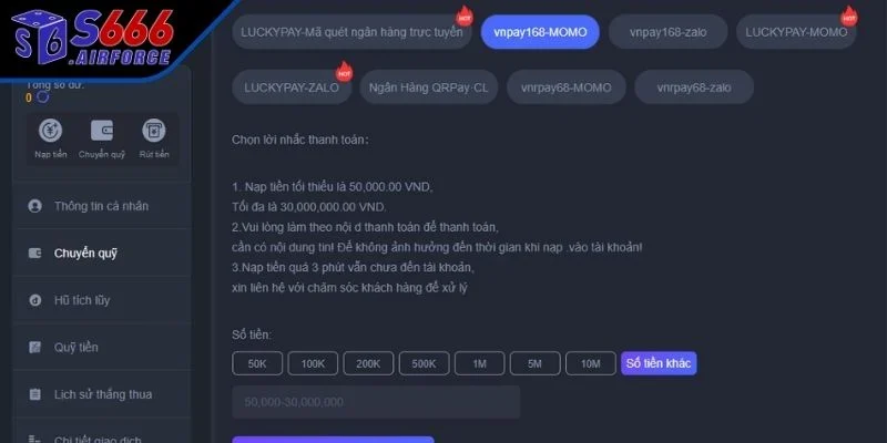Step-by-Step Guide on How to Make a Deposit at s666
